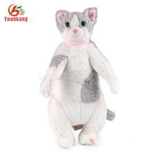 ICTI 30 cm brinquedo de pelúcia gato perna longa gato de brinquedo de pelúcia realista brinquedo de pelúcia